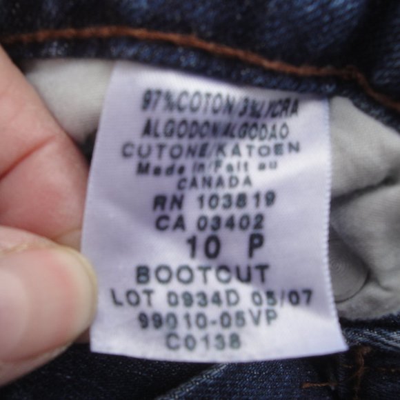 Harley-Davidson Ladies Jeans Size 10P Bootcut - Picture 5 of 10